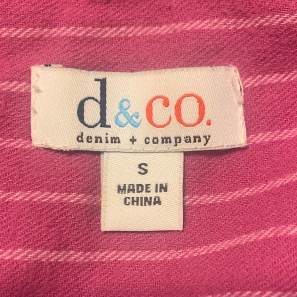 Denim & Co. Long Sleeve Striped Flannel Shirt - Picture 2 of 8